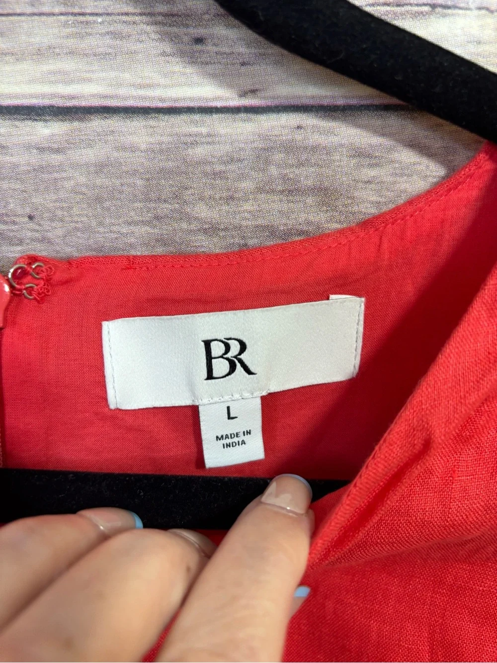 Banana Republic Coral Red Premium Linen Romper Size Large